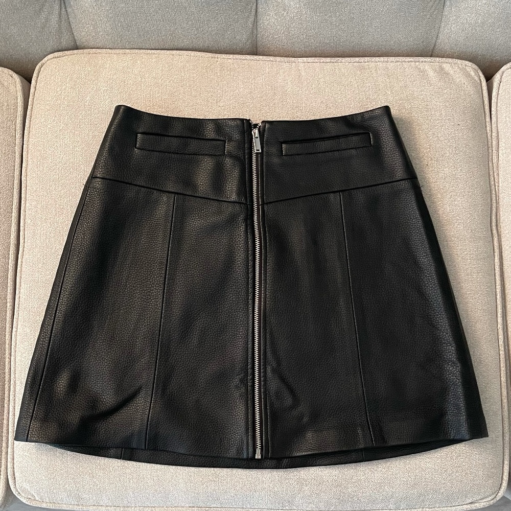 Bershka Faux Leather Skirt